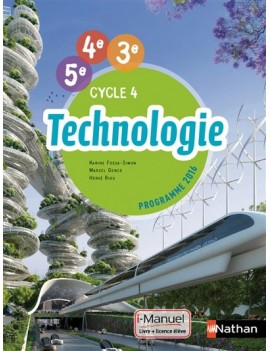 Technologie 5ème, 4ème, 3ème, cycle 4 : programme 2016