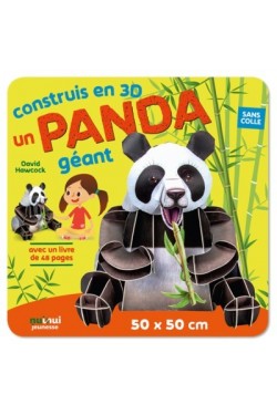 Construis en 3D un panda géant