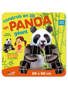 Construis en 3D un panda géant