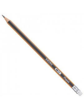 Crayon à papier avec embout gomme - Black'Peps - Mine HB - Maped