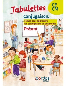 Tabulettes conjugaison, présent, CE-CM : fiches pour apprendre les conjugaisons en autonomie