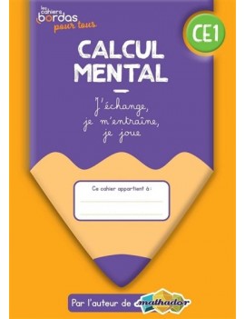 Calcul mental CE1 : cahier élève