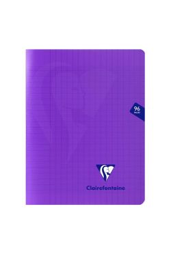 CAHIER POLYPRO 17 X 22 48 PAGES VIOLET Clairefontaine MIMESYS