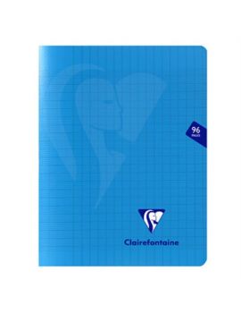 CAHIER POLYPRO 17 X 22 96 PAGES BLEU Clairefontaine MIMESYS