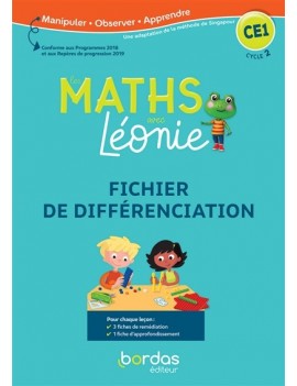Les maths avec Léonie CE1, cycle 2 : fichier de différenciation