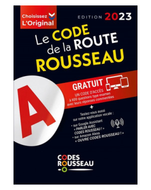 Code Rousseau de la route, permis B : 2023