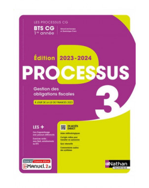 Processus 3 BTS CG 1re année : gestion des obligations fiscales : livre + licence élève