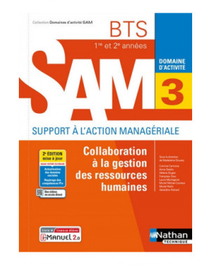 Collaboration à la gestion des ressources humaines BTS 1re et 2e années SAM, support à l'action managériale : domaine d'activité
