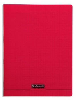 Cahier POLYPRO, 170 x 220 mm, ROUGE 96P CONQUERANT