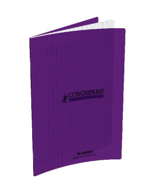 Cahier POLYPRO VIOLET, 170 x 220 mm, 96P CONQUERANT
