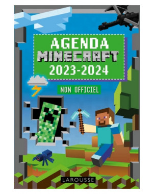 Agenda scolaire MINECRAFT non officiel 2023-2024