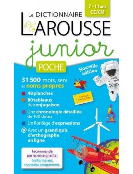 Dictionnaire Larousse junior poche Edition 2019