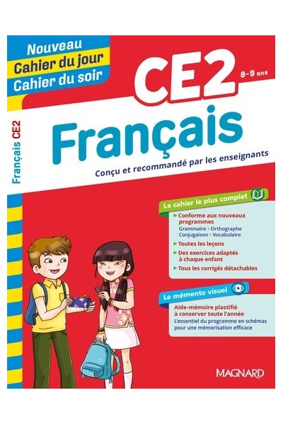 cahier du soir: Francais CE2 8-9 ans Cahier du jour Edition 2019