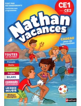 Nathan vacances, CE1 vers le CE2, 7-8 ans : toutes les matières