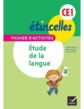 Fichier d'activités CE1 : étude de la langue : orthographe, grammaire, vocabulaire