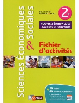 Sciences économiques et sociales 2de - Fichier d'activités - Grand Format Edition 2017