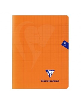 CAHIER POLYPRO 17 X 22 48 PAGES ORANGE