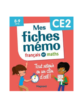 Mes fiches mémo : français et maths, CE2, 8-9 ans