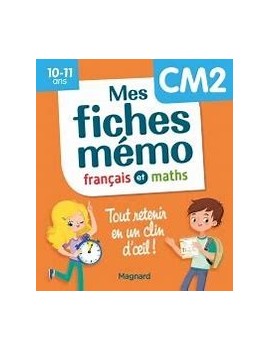 Mes fiches mémo : français et maths, CM2, 10-11 ans