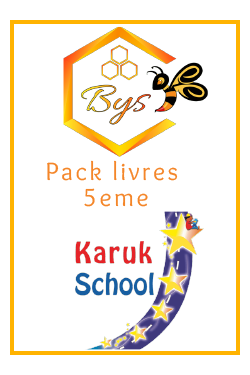 Pack livres 5° - KARUK SCHOOL