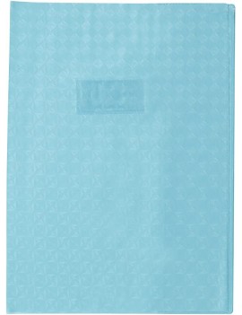 Protège-cahier Grain Losange 18/100ème 17x22 bleu clair CALLIGRAPHE