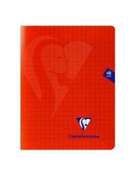 CAHIER POLYPRO 17 X 22 48 PAGES ROUGE