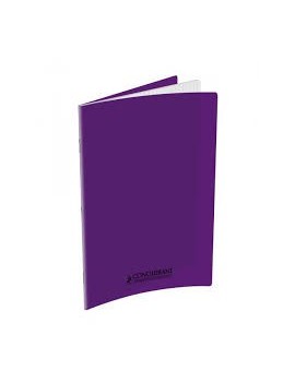 Cahier polypropylène 90g 48 pages seyes 24x32 cm - violet