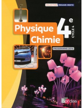 Physique chimie 4e, cycle 4 : programmes 2016