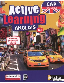 Active learning, anglais CAP tome unique, A2 : nouveau programme 2019