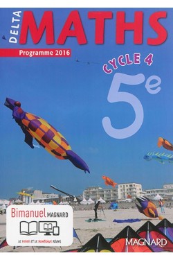 Delta maths, cycle 4, 5e : programme 2016