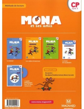 Mona et ses amis, CP, cycle 2 : cahier d'exercices 1