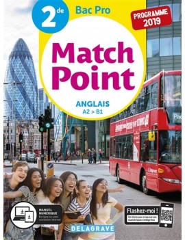 Match point, anglais A2-B1, 2de bac pro : programme 2019
